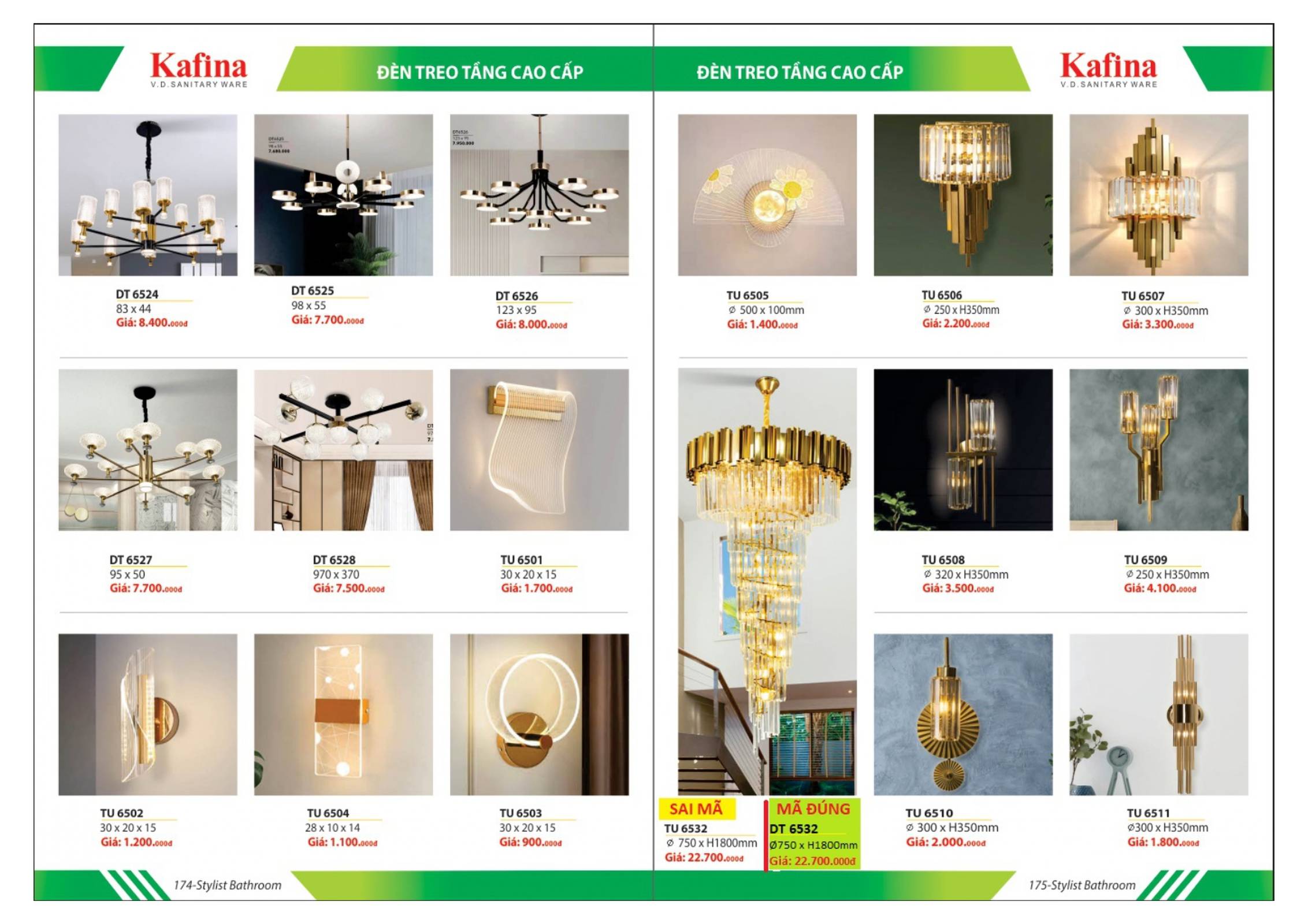 Thiết bị vệ sinh KAFINA Catalogue và Bảng giá mới nhất /Page 86